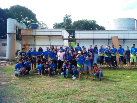 DIA DA ÁGUA: Alunos da escola Cel. Artur Borges visitam o Departamento de Água e Esgoto de Rosário Oeste
