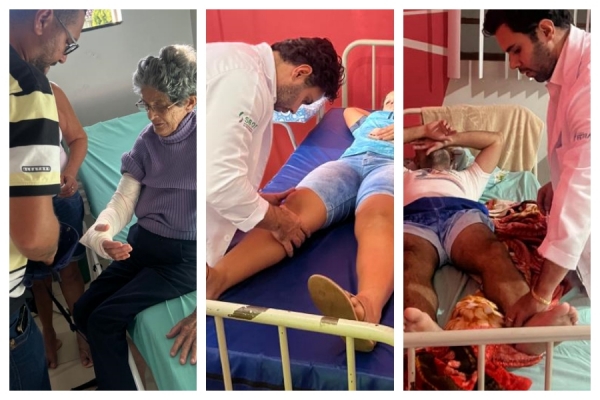 25 Pacientes foram atendidos no Hospital Amparo nesta segunda (19/06), nas mais variadas especialidades.