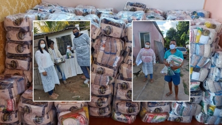 Prefeitura de Rosário Oeste entrega cestas básicas da Campanha “Vem ser mais Solidário”