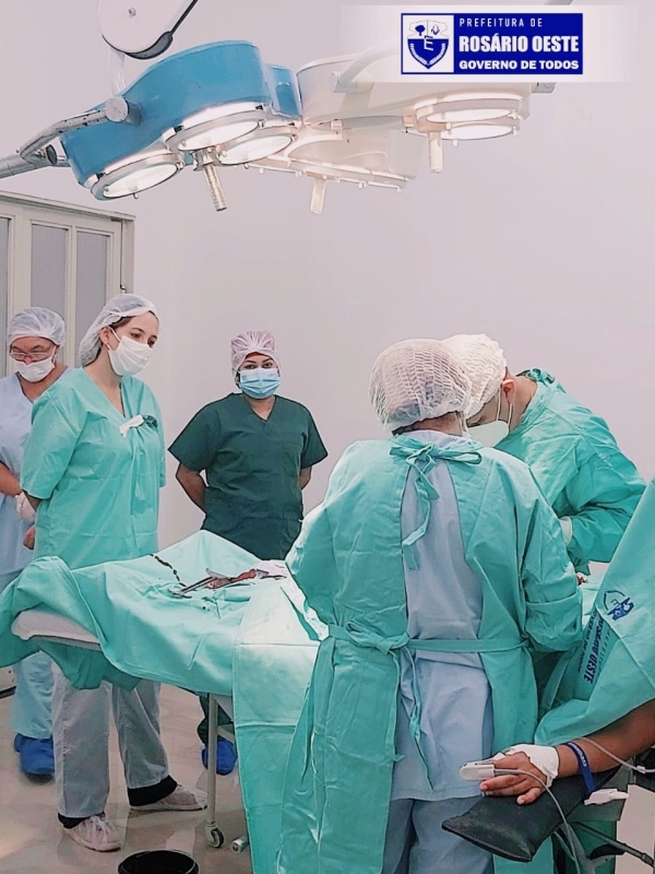 Foram realizadas nesta semana mais de 5 cirurgias no Hospital Municipal Amparo.