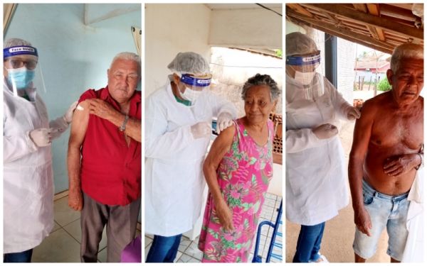 Prefeitura de Rosário Oeste continua com programa de vacinação de idosos contra covid19