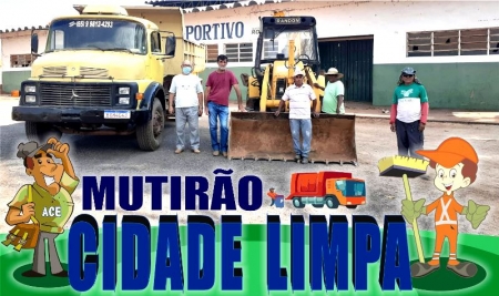 Prefeitura lança MUTIRÃO CIDADE LIMPA para limpar a cidade