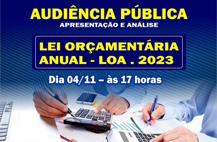 Prefeitura de Rosário Oeste convida todos para audiência pública virtual da LOA