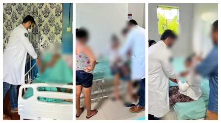 Mais de 28 Atendimentos na especialidade de Ortopedia foram realizados nesta segunda-feira no Hospital Municipal Amparo em Rosário Oeste.