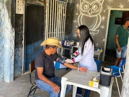 Saúde nossa Prioridade, Prefeitura Municipal realiza vacinação e atendimento médico na comunidade Juquara, Distrito de Bauxi.