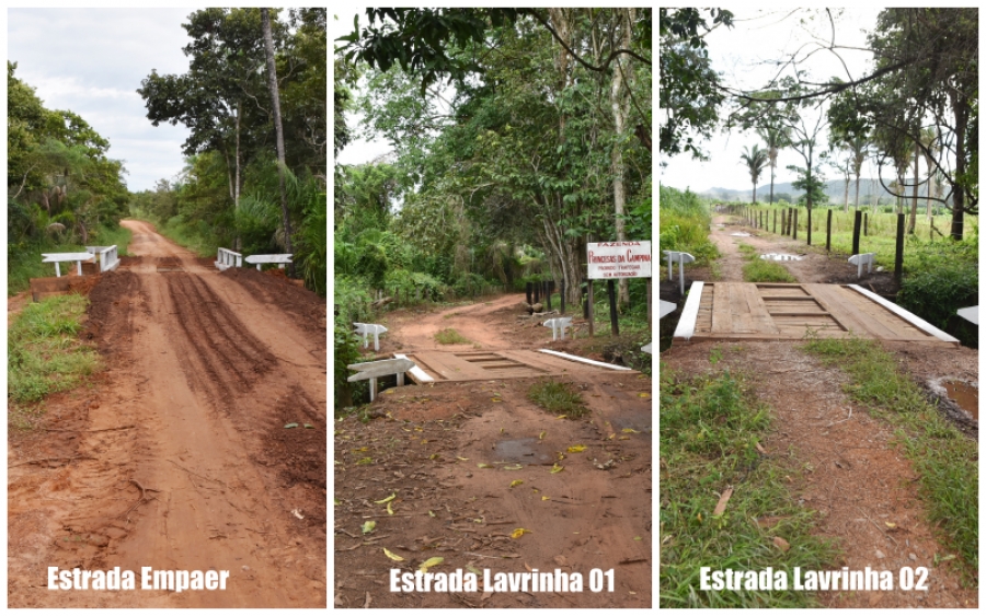 Prefeito Alex fez mais 3 pontes na zona rural de Rosário Oeste