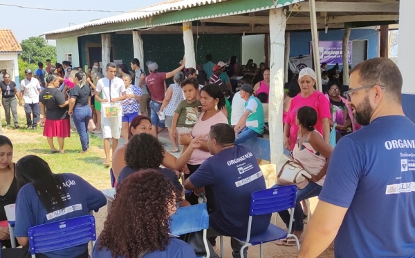 Prefeitura de Rosário Oeste e Projeto Assembleia Social da ALMT levam serviços para a Comunidade Vão da Serra