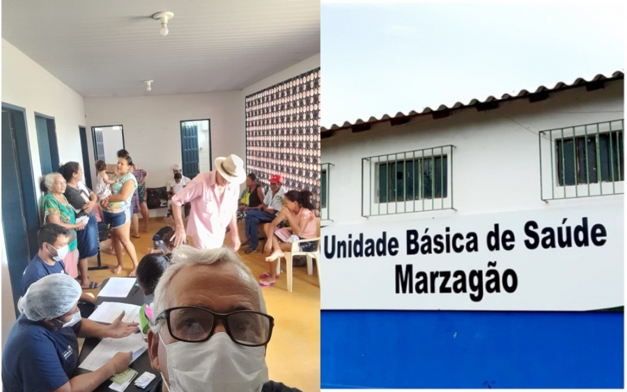 Equipe de saúde do municipal de Rosário Oeste realiza vacinação no Distrito de Marzagão.