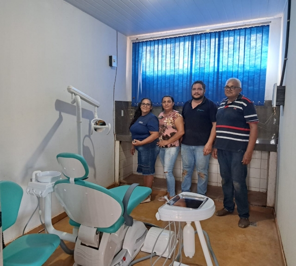 Governo de Todos! Instala o primeiro consultório odontológico na Unidade Básica de Saúde do Distrito de Marzagão.