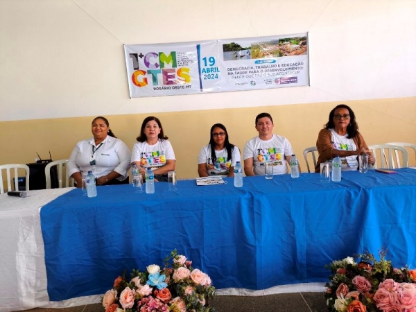 Rosário Oeste realizou a I Conferência Municipal de Gestão do Trabalho e da Educação na Saúde